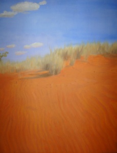 Sand dune in the Kalahari Desert